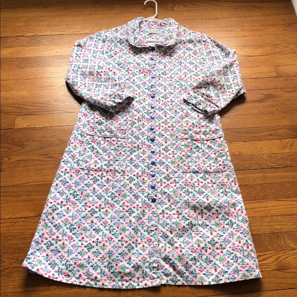 Floral Print Women's Robe - Picture 2 of 7